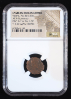 Eastern Roman Empire - Valens, AD 364-378, AE3 (Nummus) (NGC) at PristineAuction.com