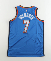 Chet Holmgren Signed Thunder Nike Authentic Jersey (Beckett & Holmgren) at PristineAuction.com