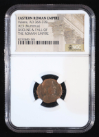 Eastern Roman Empire - Valens, AD 364-378 - AE3 (Nummus) - Decline & Fall of Roman Empire (NGC) at PristineAuction.com