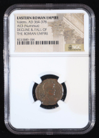 Eastern Roman Empire - Valens, AD 364-378 - AE3 (Nummus) - Decline & Fall of Roman Empire (NGC) at PristineAuction.com