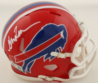 Andre Reed Signed Bills Speed Mini Helmet (Beckett) at PristineAuction.com