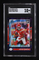Xavier Worthy 2024 Donruss Optic Purple Shock #300 RR RC (SGC 10) at PristineAuction.com