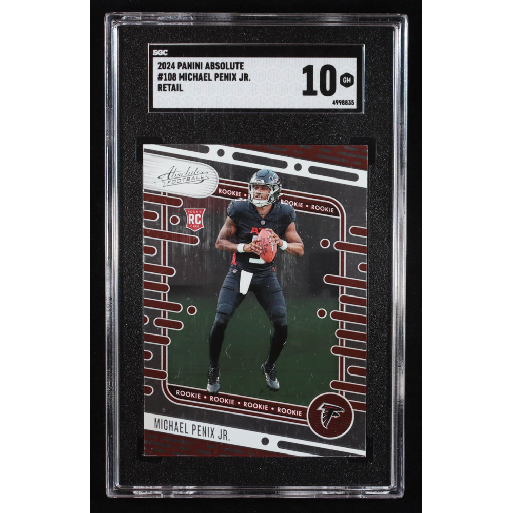 Michael Penix Jr. 2024 Absolute Retail #108 RC (SGC 10) at PristineAuction.com