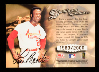 Lou Brock 1997 Donruss Signature Series Significant Signatures #5 AU #1583/2000 at PristineAuction.com