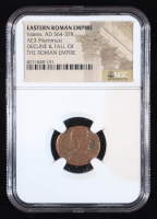Eastern Roman Empire - Valens, AD 364-378 - AE3 (Nummus) - Decline & Fall of Roman Empire (NGC) at PristineAuction.com