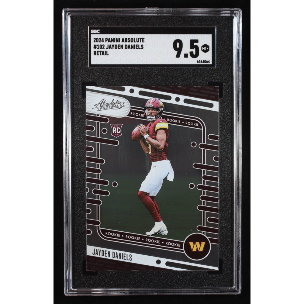 Jayden Daniels 2024 Absolute Retail #102 RC (SGC 9.5) at PristineAuction.com