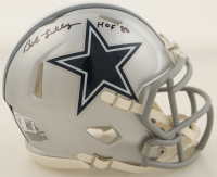 Bob Lilly Signed Cowboys Mini Speed Helmet Inscribed "HOF 80" (Beckett) at PristineAuction.com