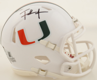 Frank Gore Signed Miami Hurricanes Mini Speed Helmet (Beckett) at PristineAuction.com