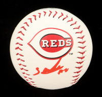 Carlos Sanchez Signed OML Reds Logo Baseball (JSA) at PristineAuction.com