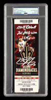 Matt Harvey Signed 2012 Diamondbacks Ticket Inscribed "MLB Debut 1st MLB Win 11 K's" (PSA) at PristineAuction.com