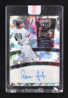 Aaron Judge 2020 Select Launch Angle Autographs Prizms Cracked Ice #1 #03/25 EXCH at PristineAuction.com