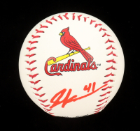 Josh Kross Signed OML Cardinals Logo Baseball (JSA) at PristineAuction.com