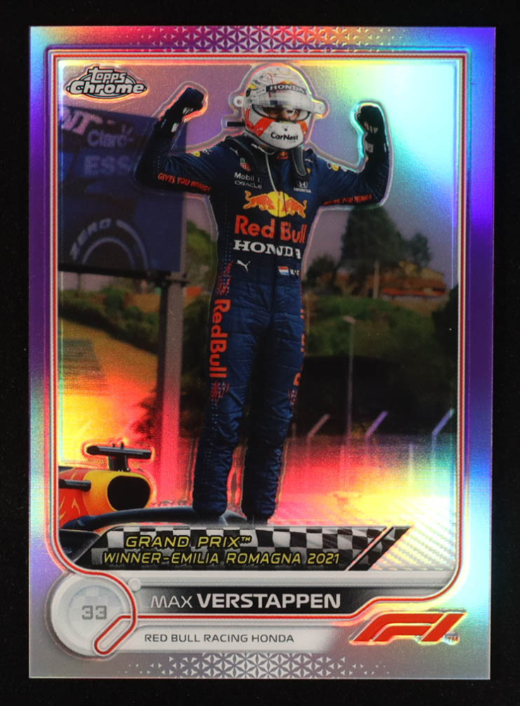 Max Verstappen 2020 Topps Chrome Formula 1 Purple Refractors Grand Prix Winners #152 #271/399