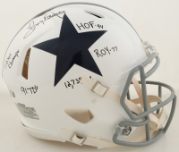 Tony Dorsett Signed Cowboys Full-Size Authentic On-Field Throwback Speed Helmet Inscribed "HOF 94" "ROY 77" "12,739 yds" "91 TD's" "SB XII Champs" (Beckett) at PristineAuction.com
