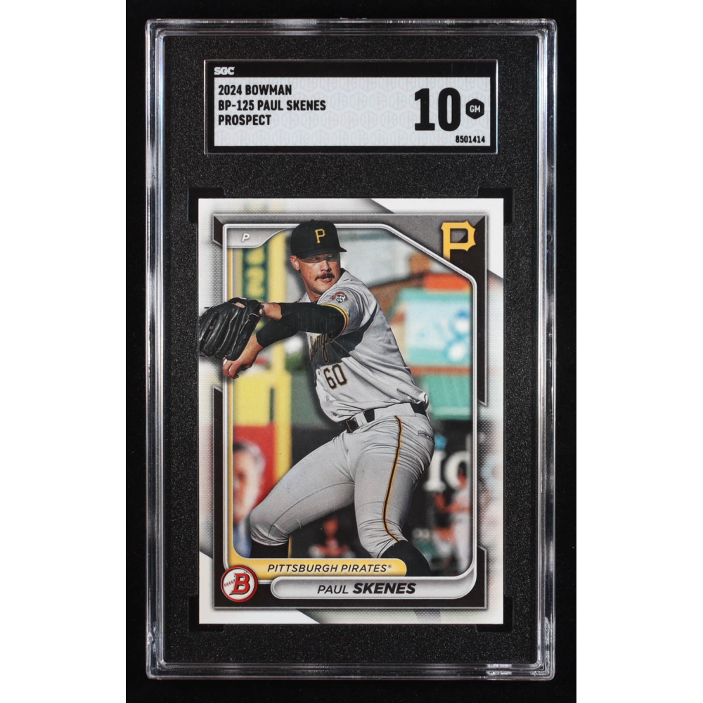 Paul Skenes 2024 Bowman Prospects #BP125 RC (SGC 10) at PristineAuction.com