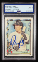 Oswaldo Cabrera Signed 2023 Topps Allen and Ginter #146 RC (PSA | Auto 9) at PristineAuction.com