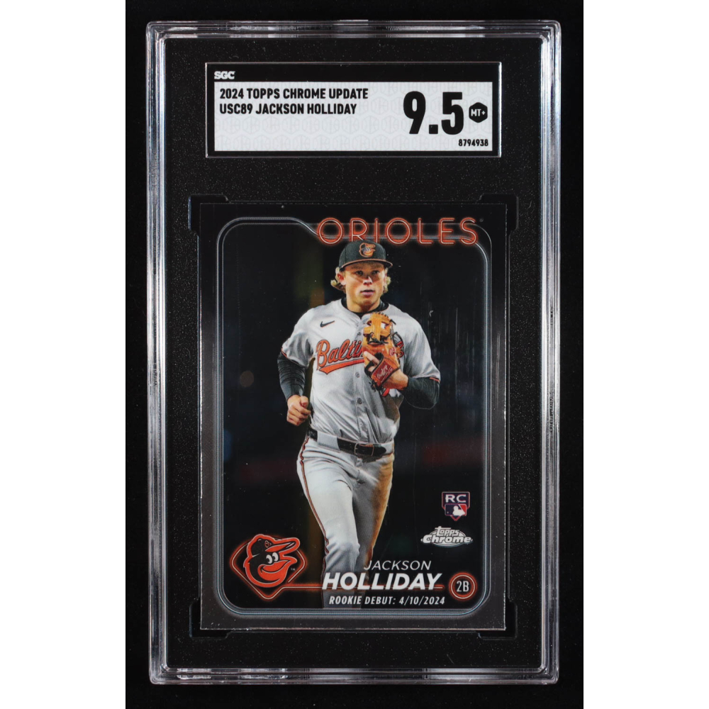 Jackson Holliday 2024 Topps Chrome Update #USC89 RC (SGC 9.5) at PristineAuction.com