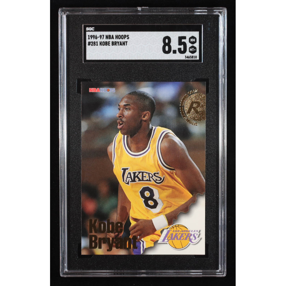 Kobe Bryant 1996-97 Hoops #281 RC (SGC 8.5) at PristineAuction.com