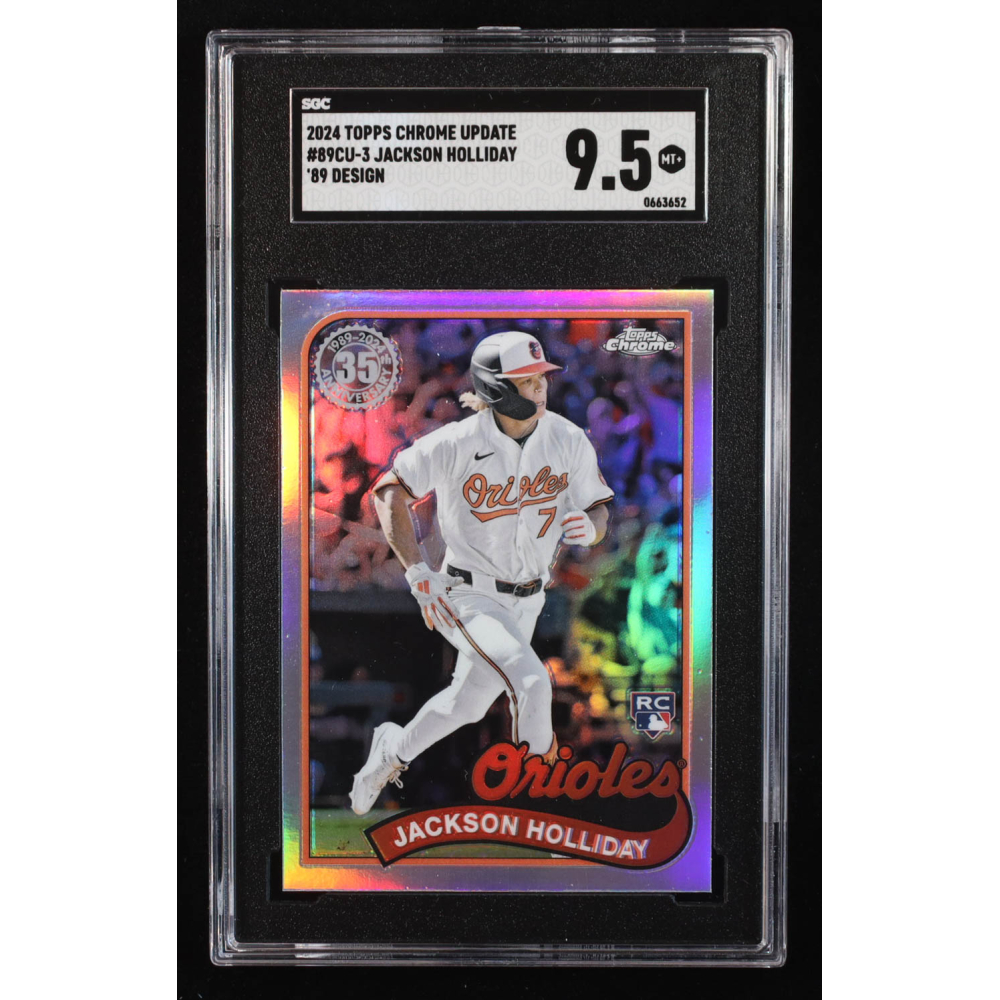 Jackson Holliday 2024 Topps Chrome Update '89 Design #89CU3 RC (SGC 9.5) at PristineAuction.com