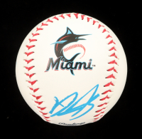 Deyvison De Los Santos Signed OML Marlins Logo Baseball (JSA) at PristineAuction.com