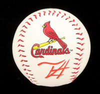 Travis Honeyman Signed OML Cardinals Logo Baseball (JSA) at PristineAuction.com