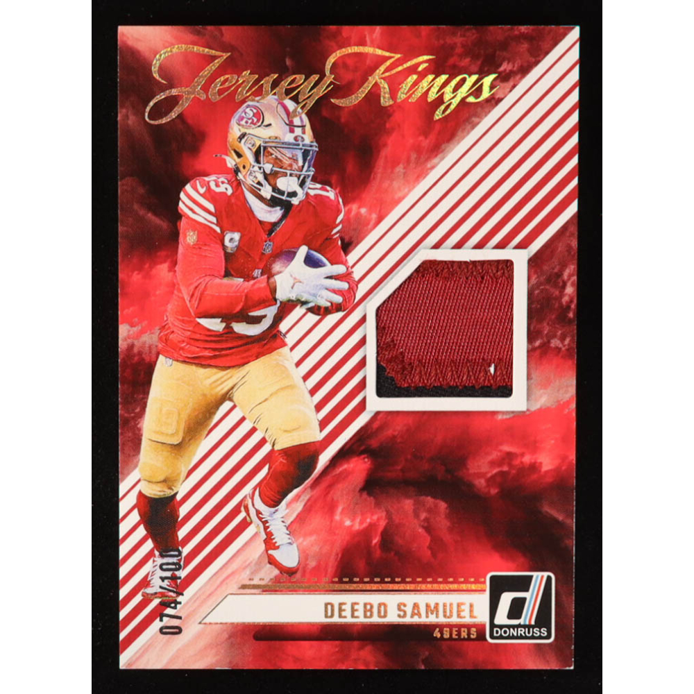 Deebo Samuel 2024 Donruss Jersey Kings Studio Series #29 #074/100 at PristineAuction.com