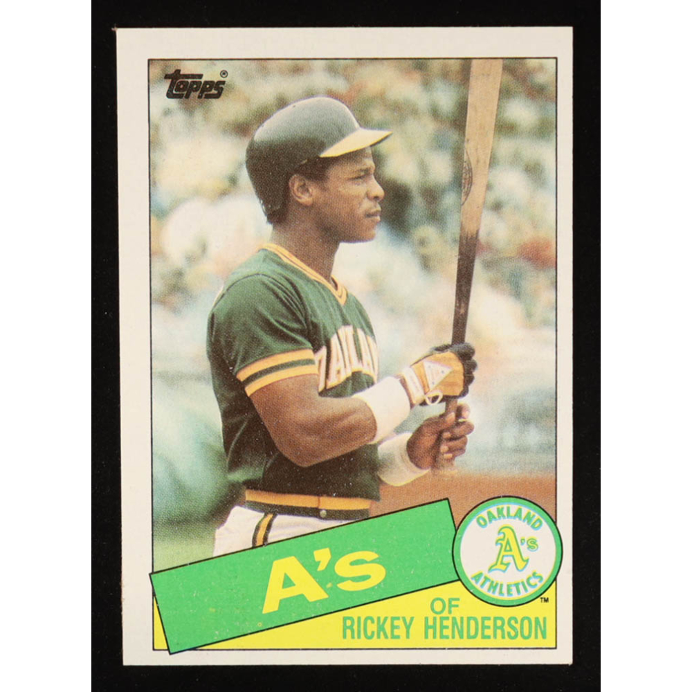 Rickey Henderson 1985 Topps #115 at PristineAuction.com