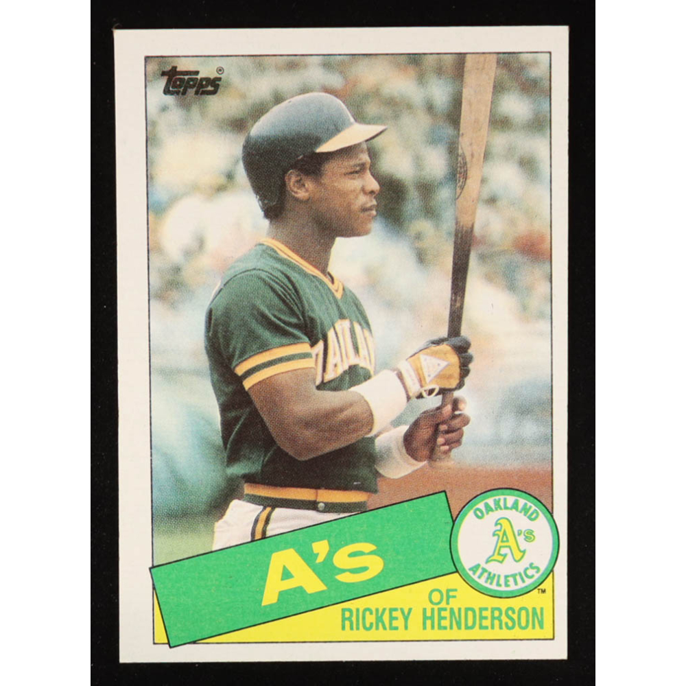Rickey Henderson 1985 Topps #115 at PristineAuction.com