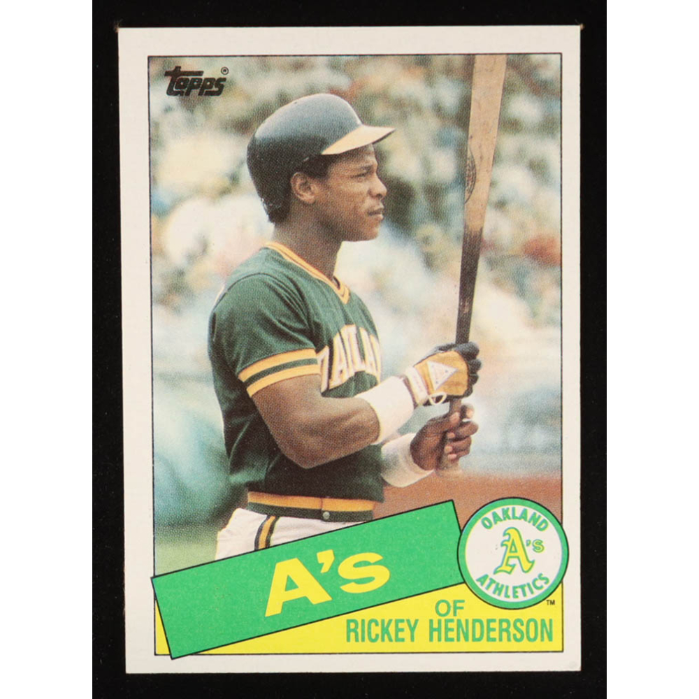 Rickey Henderson 1985 Topps #115 at PristineAuction.com