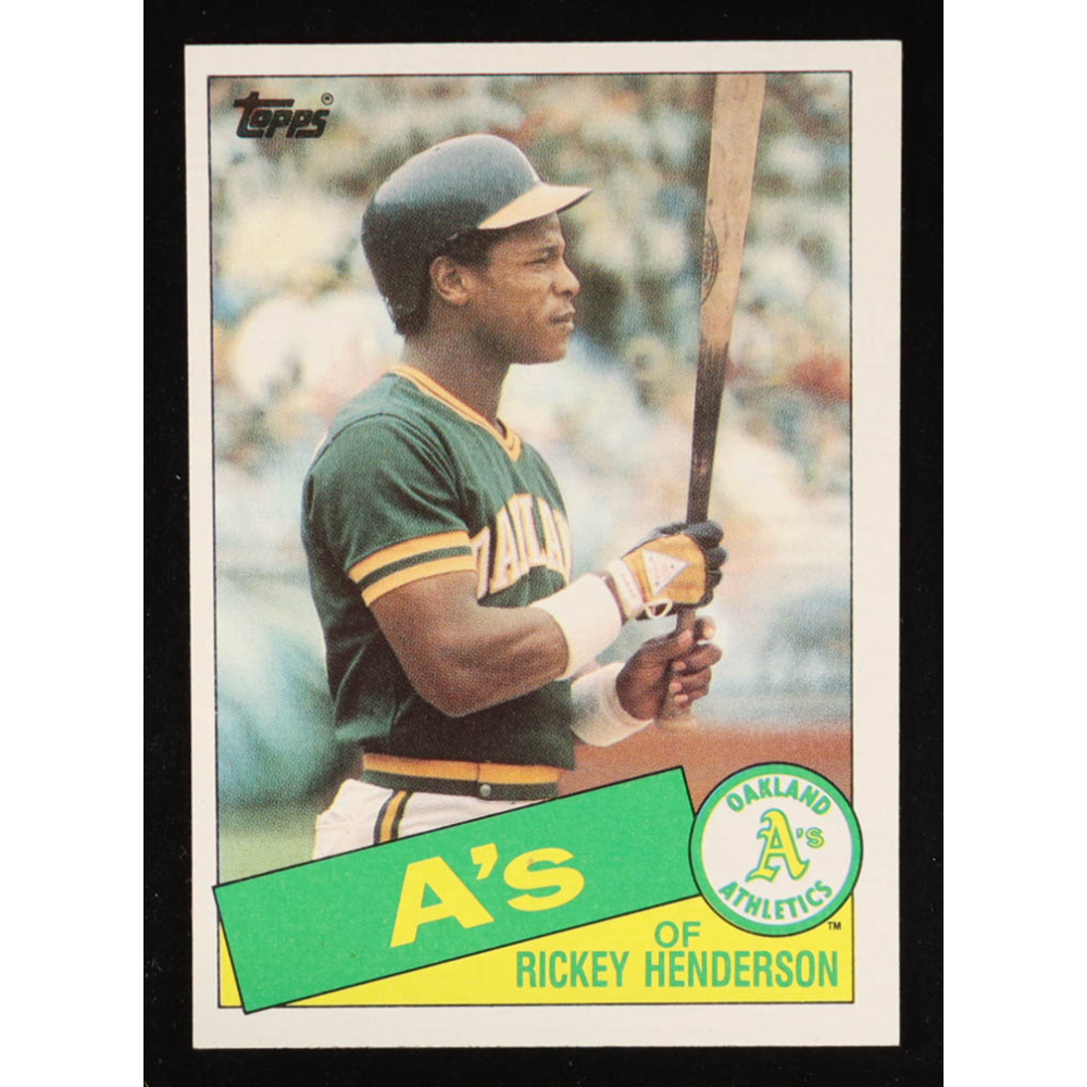 Rickey Henderson 1985 Topps #115 at PristineAuction.com