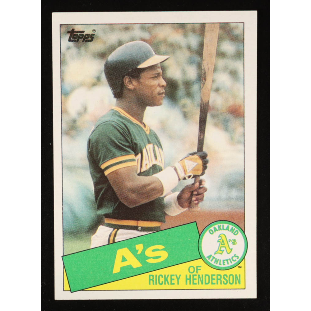Rickey Henderson 1985 Topps #115 at PristineAuction.com