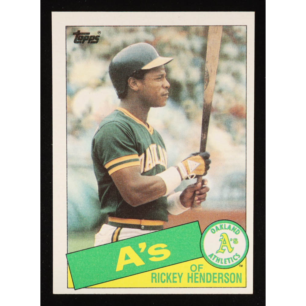 Rickey Henderson 1985 Topps #115 at PristineAuction.com