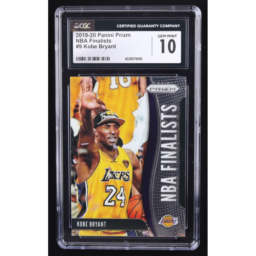 Kobe Bryant 2019 Panini Prizm NBA Finalists Silver Prizm #9 (CGC 10) at PristineAuction.com