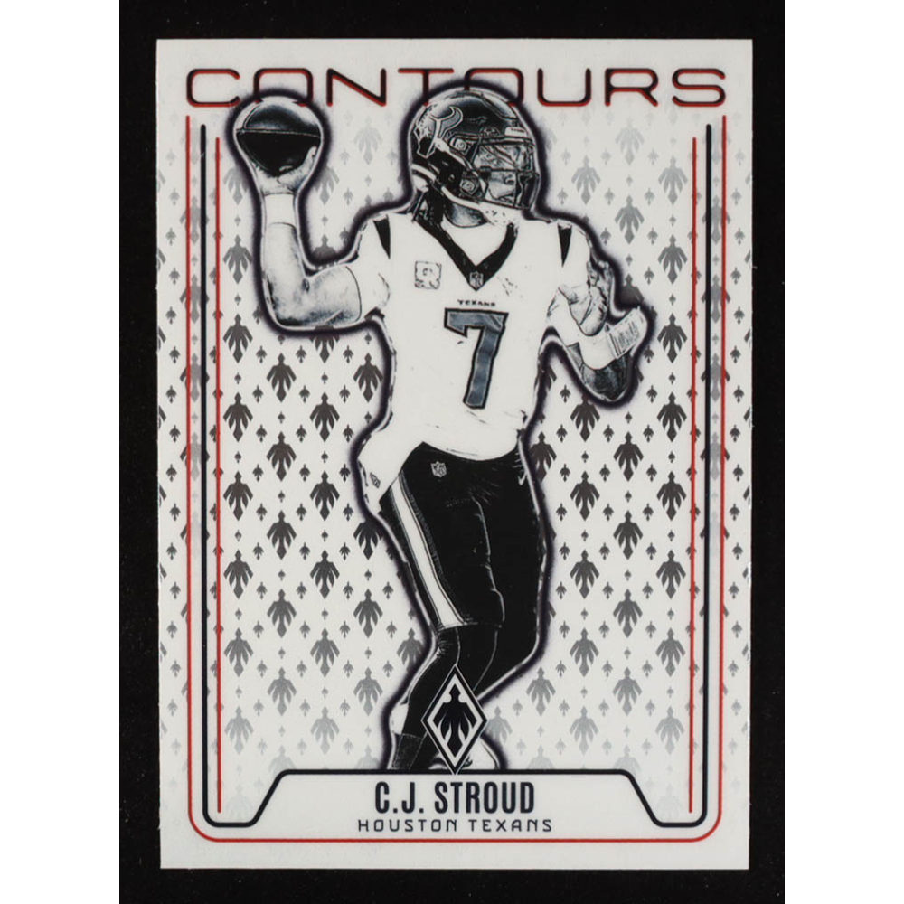 CJ Stroud 2024 Panini Phoenix Contours #8 at PristineAuction.com