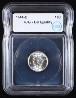 1944-D Mercury Silver 10c (ICG BU Quality) at PristineAuction.com