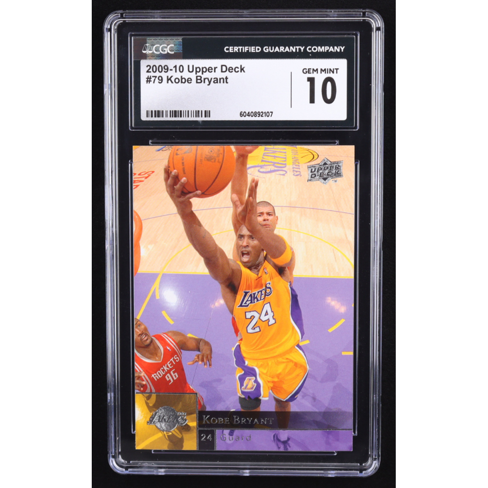 Kobe Bryant 2009-10 Upper Deck #79 (CGC 10) at PristineAuction.com