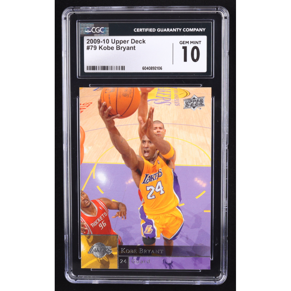 Kobe Bryant 2009-10 Upper Deck #79 (CGC 10) at PristineAuction.com
