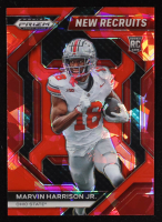 Marvin Harrison Jr. 2024 Panini Prizm Draft Picks New Recruits Red Ice #19 RC at PristineAuction.com