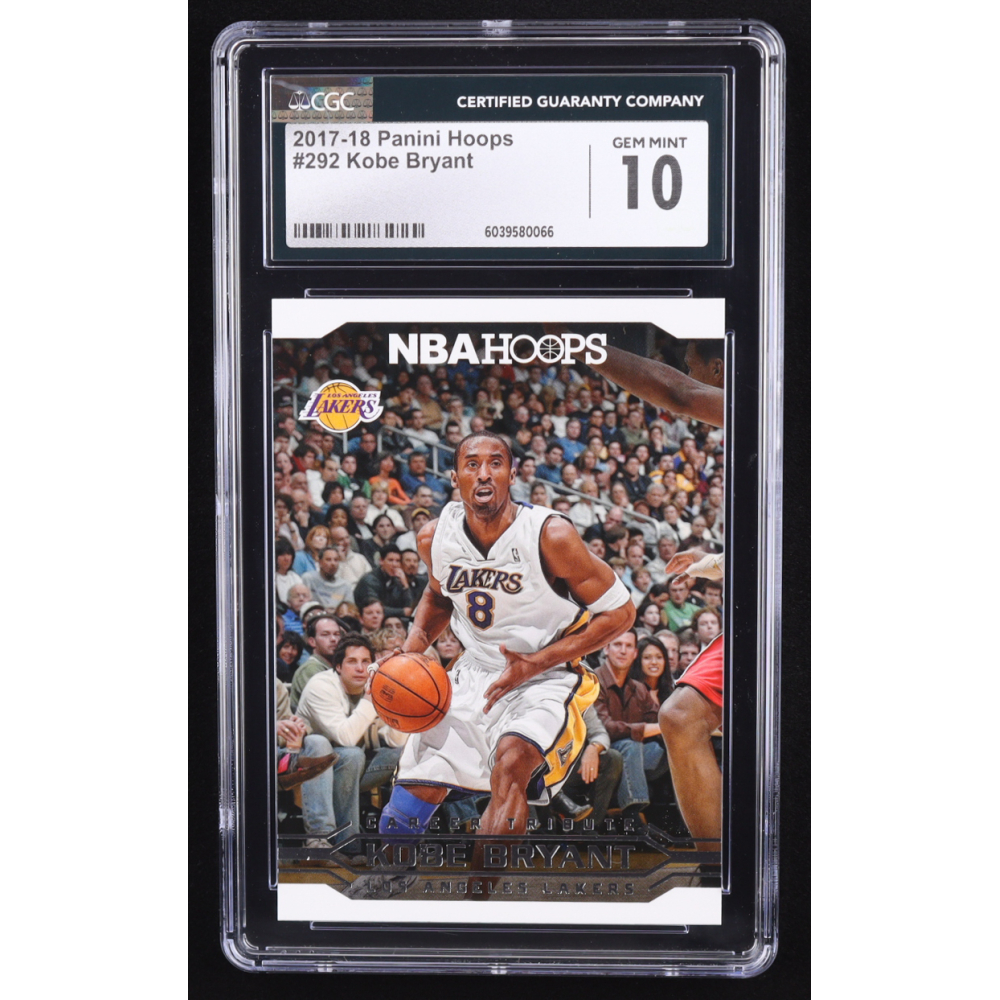 Kobe Bryant 2017-18 Hoops #292 (CGC 10) at PristineAuction.com