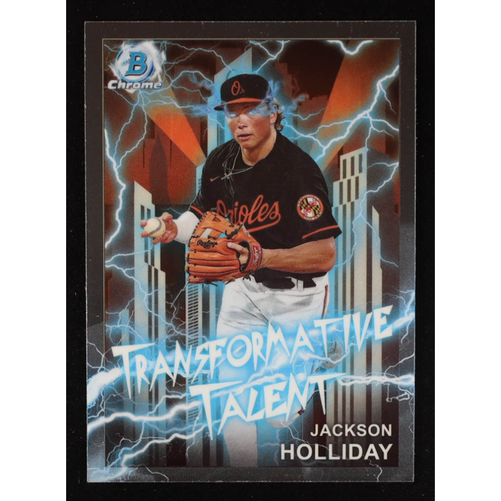 Jackson Holliday 2023 Bowman Chrome Draft Transformative Talent #TT5 RC at PristineAuction.com