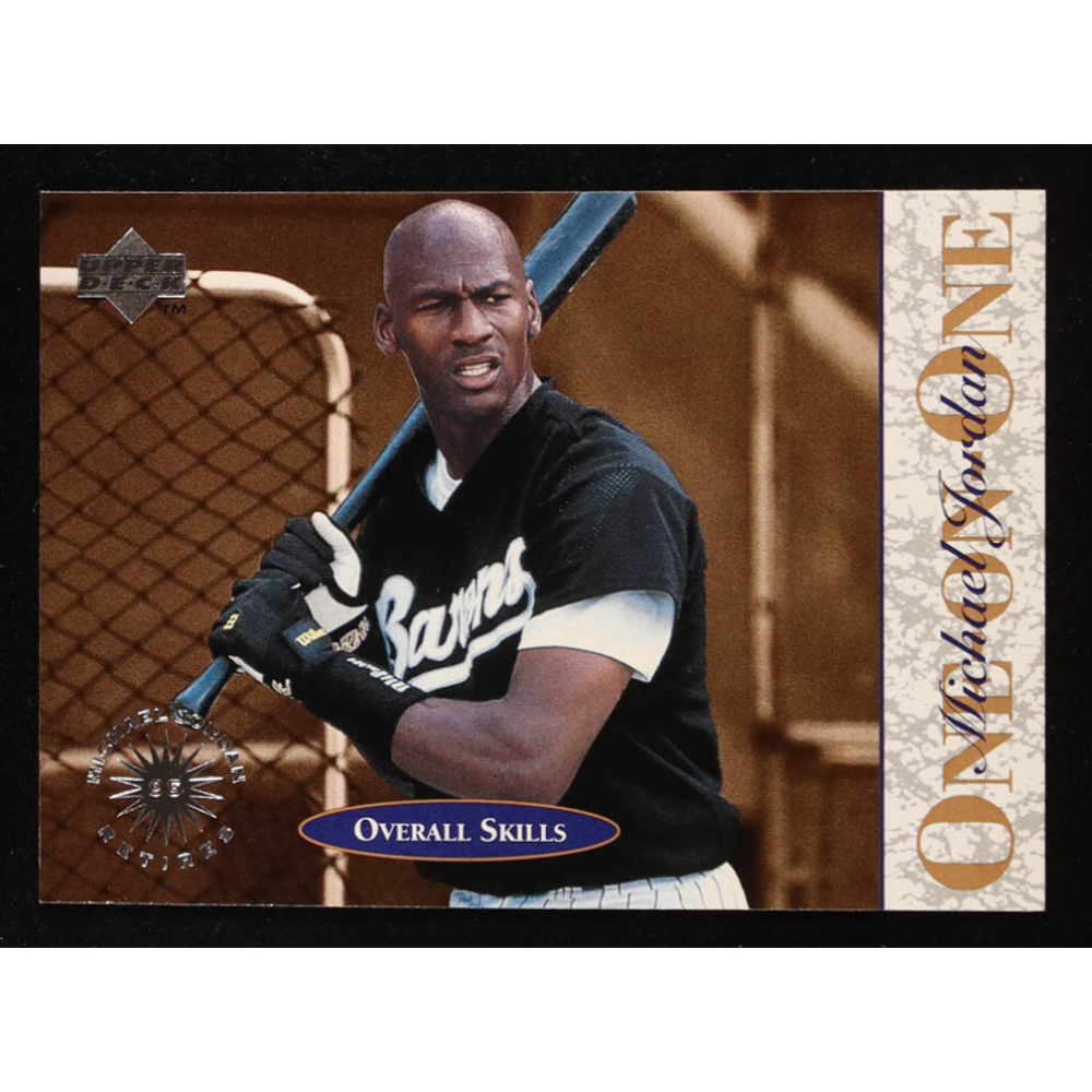 Michael Jordan 1995 Upper Deck Minors Michael Jordan One On One Overall Skills #5 RC at PristineAuction.com
