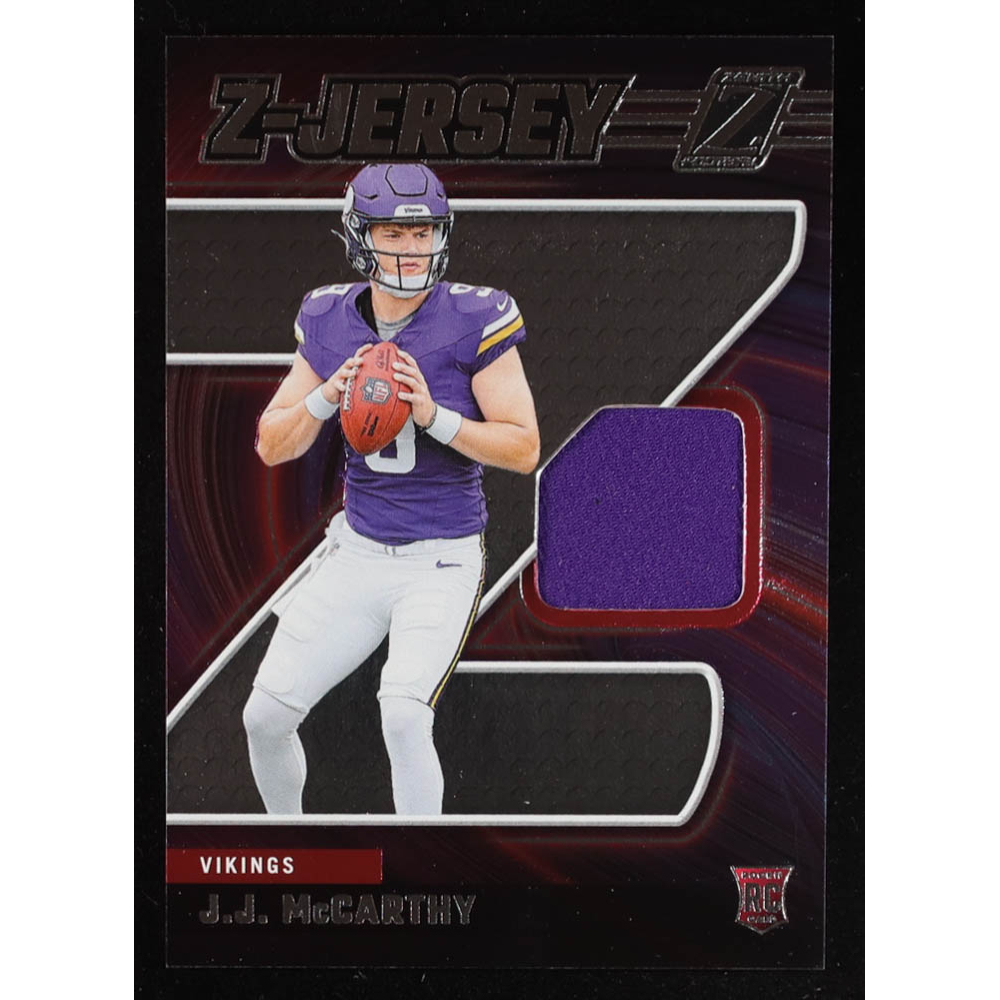 JJ McCarthy 2024 Zenith Z Jersey #ZJ9 RC at PristineAuction.com