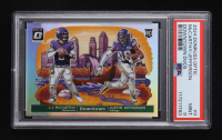 JJ McCarthy RC / Justin Jefferson 2024 Donruss Optic Downtown Duos #9 (PSA 9) at PristineAuction.com