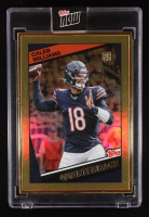Caleb Williams 2024 Topps Now Rookie Campaign Quarterbacks Gold #5 / '84 Topps Design RC #38/50 at PristineAuction.com
