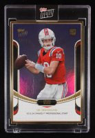 Drake Maye 2024 Topps Now Rookie Campaign Quarterbacks Blue #12 / 1st Pro Start RC #54/75 at PristineAuction.com