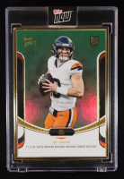 Bo Nix 2024 Topps Now Rookie Campaign Quarterbacks Green #18 / Denver Rookie Passing Yards RC #58/99 at PristineAuction.com
