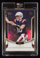Drake Maye 2024 Topps Now Rookie Campaign Quarterbacks Blue #14 / Rookie Pass TD Streak RC #27/75 at PristineAuction.com