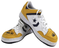 Magic Johnson Signed Vintage Converse Basketball Shoes (Beckett) at PristineAuction.com