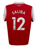 William Saliba Signed Arsenal Adidas Authentic Jersey (Beckett) at PristineAuction.com
