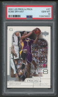 Kobe Bryant 2001-02 Upper Deck Pros and Prospects #37 (PSA 10) at PristineAuction.com